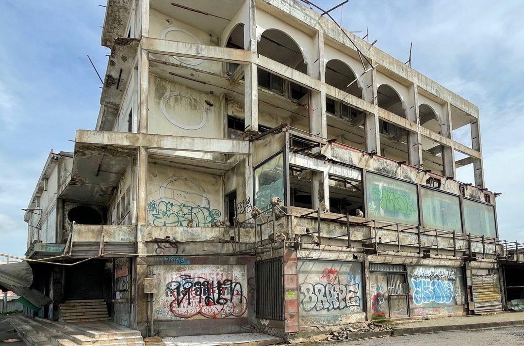 This abandoned cinema is home to one of the city's largest clans